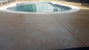 Here is a seamless pool surround we finished at Gwandalan which had the natural finish applied.