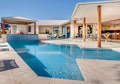 Amazing pool surround in Wamberal.